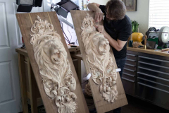 Woodcarving-School-Lion-Onlays